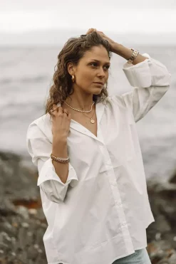 Pearl/Gold Necklace Gold^HIIL STUDIO JEWELRY Sale