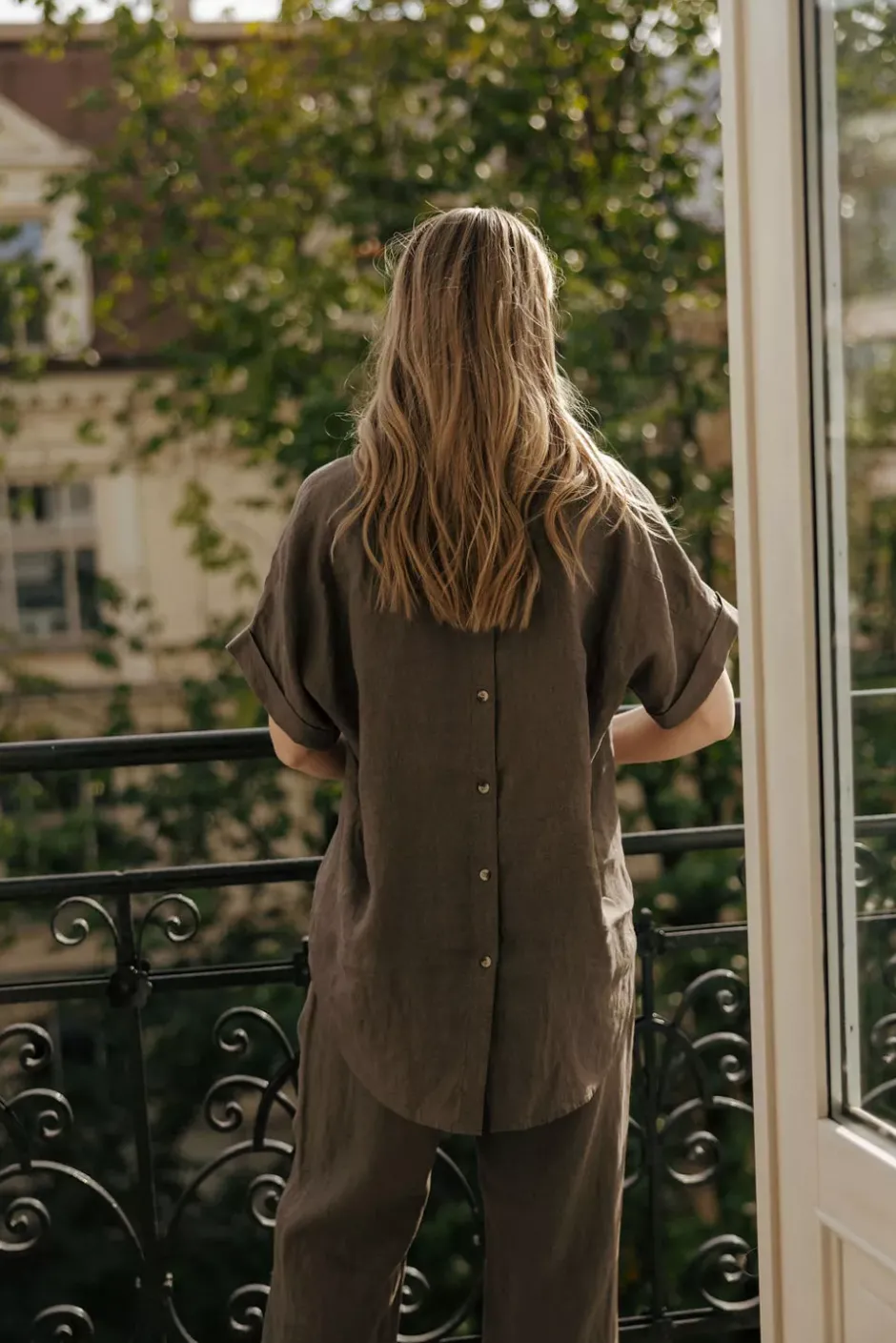 Peppa BSS Shirt Cinnamon Brown^SAND Fashion