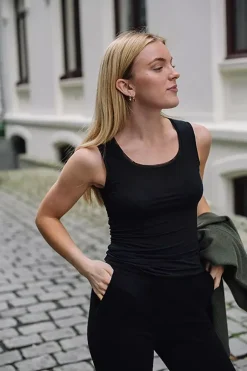 Perfect Line Modal Tank Top Black^OROBLU Outlet