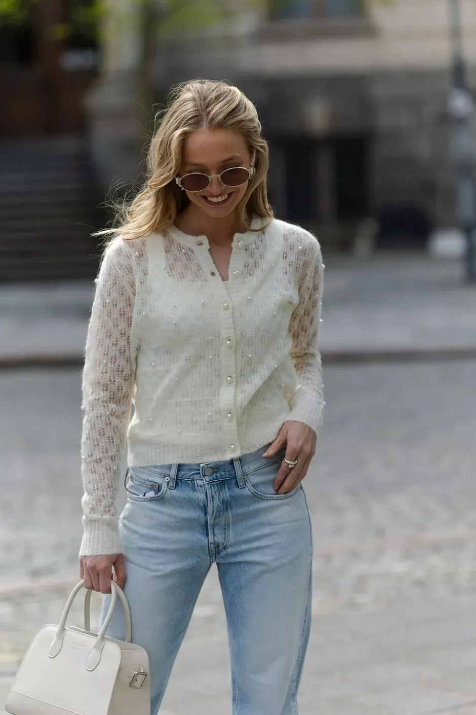 Perl Cardigan Ivory^MUNTHE Fashion