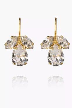 Petite Timo Earrings Gold Crystal^CAROLINE SVEDBOM Online
