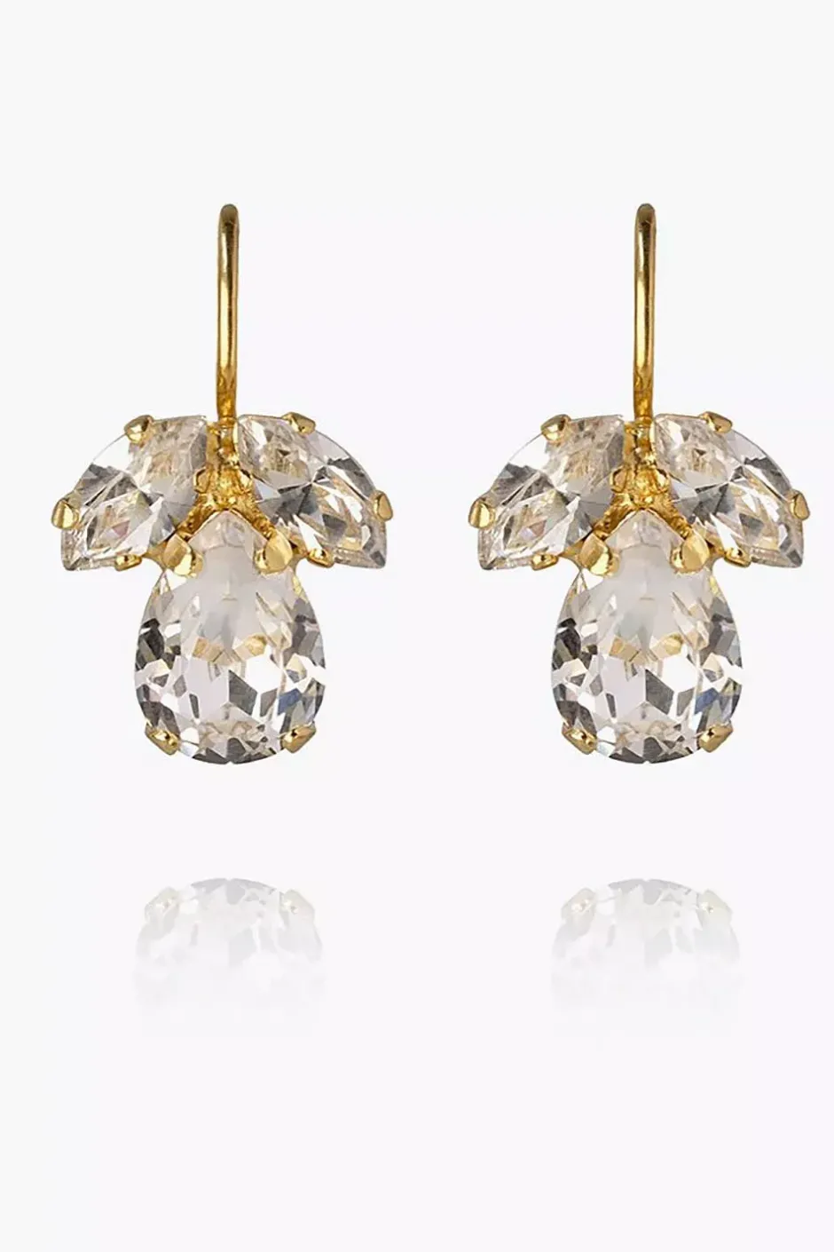 Petite Timo Earrings Gold Crystal^CAROLINE SVEDBOM Online