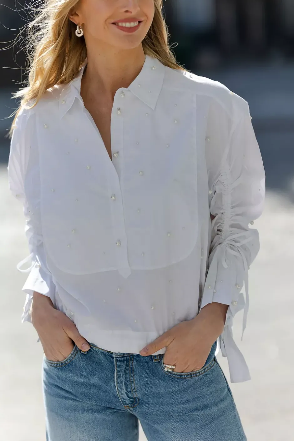 Phebe Shirt White^MUNTHE Outlet
