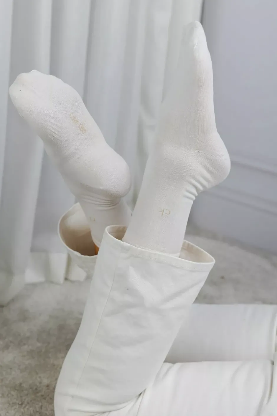 2Pk Mesh Squares Sock Off White^CALVIN KLEIN Clearance