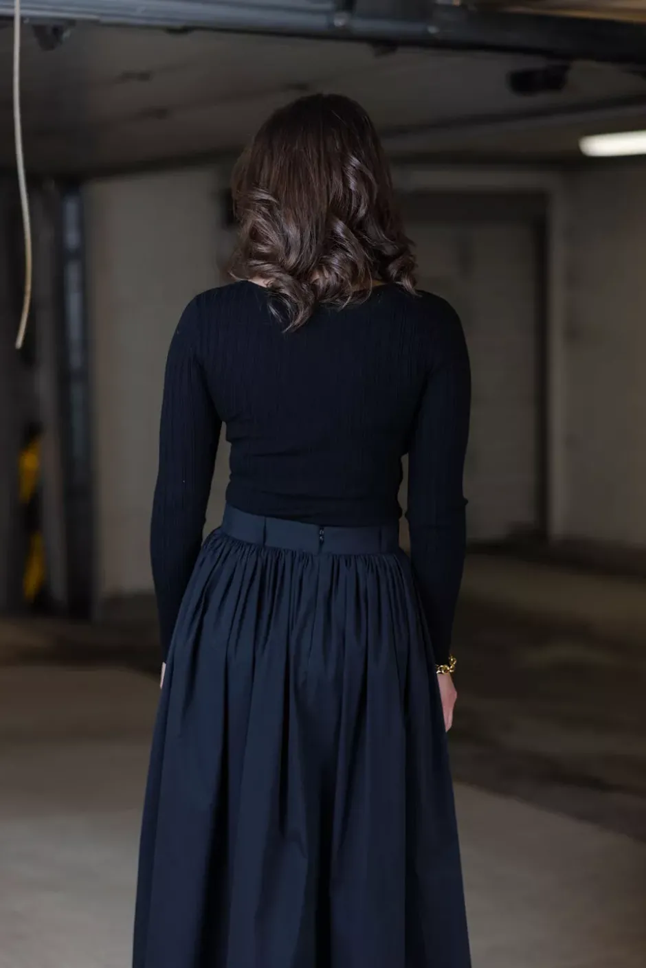 Polly Rib Knit Black^ANDIATA New
