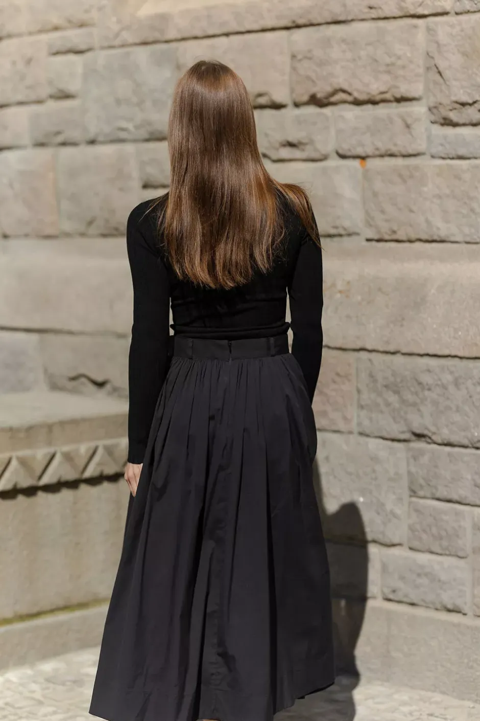 Polly Rib Knit Black^ANDIATA New