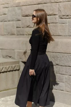 Polly Rib Knit Black^ANDIATA New