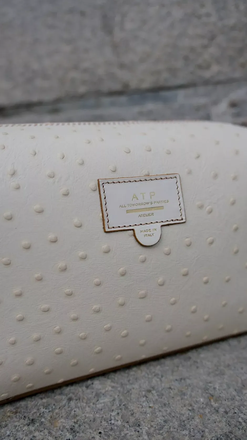 Pomaia Linen Printed Ostrich Linen^ATP ATELIER Online