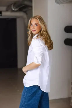 Poplin Shirt White^DAGMAR Fashion