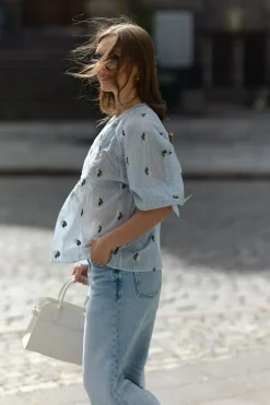 Pristina Blouse Light Blue^MUNTHE Outlet