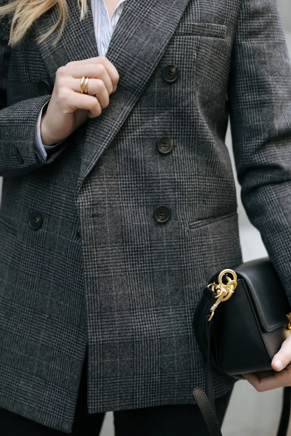 Pure Blazer Grey^HIIL STUDIO Discount