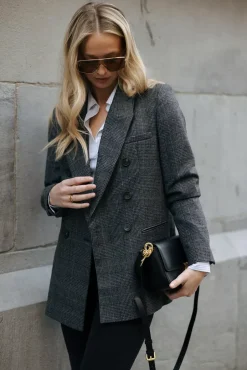 Pure Blazer Grey^HIIL STUDIO Discount