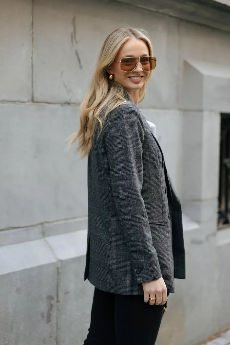 Pure Blazer Grey^HIIL STUDIO Discount