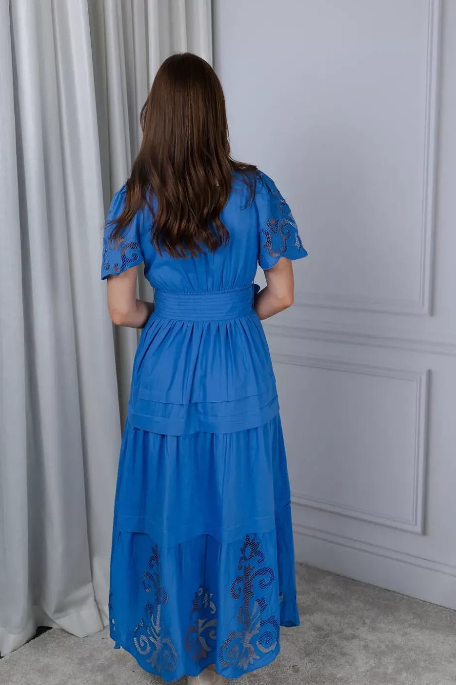 Radhika Long Dress Fiucci Blue^SCARLETT POPPIES Outlet