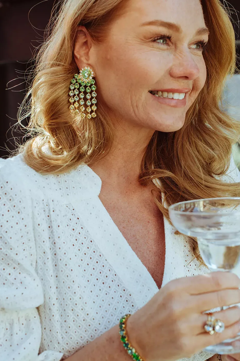 Rafaela Earrings Gold Lime Combo^CAROLINE SVEDBOM Online