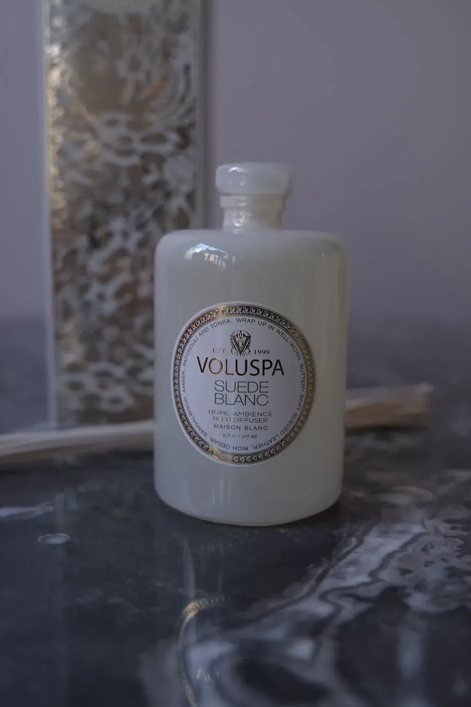 Reed Diffuser 177 ml Suede Blanc^VOLUSPA Sale