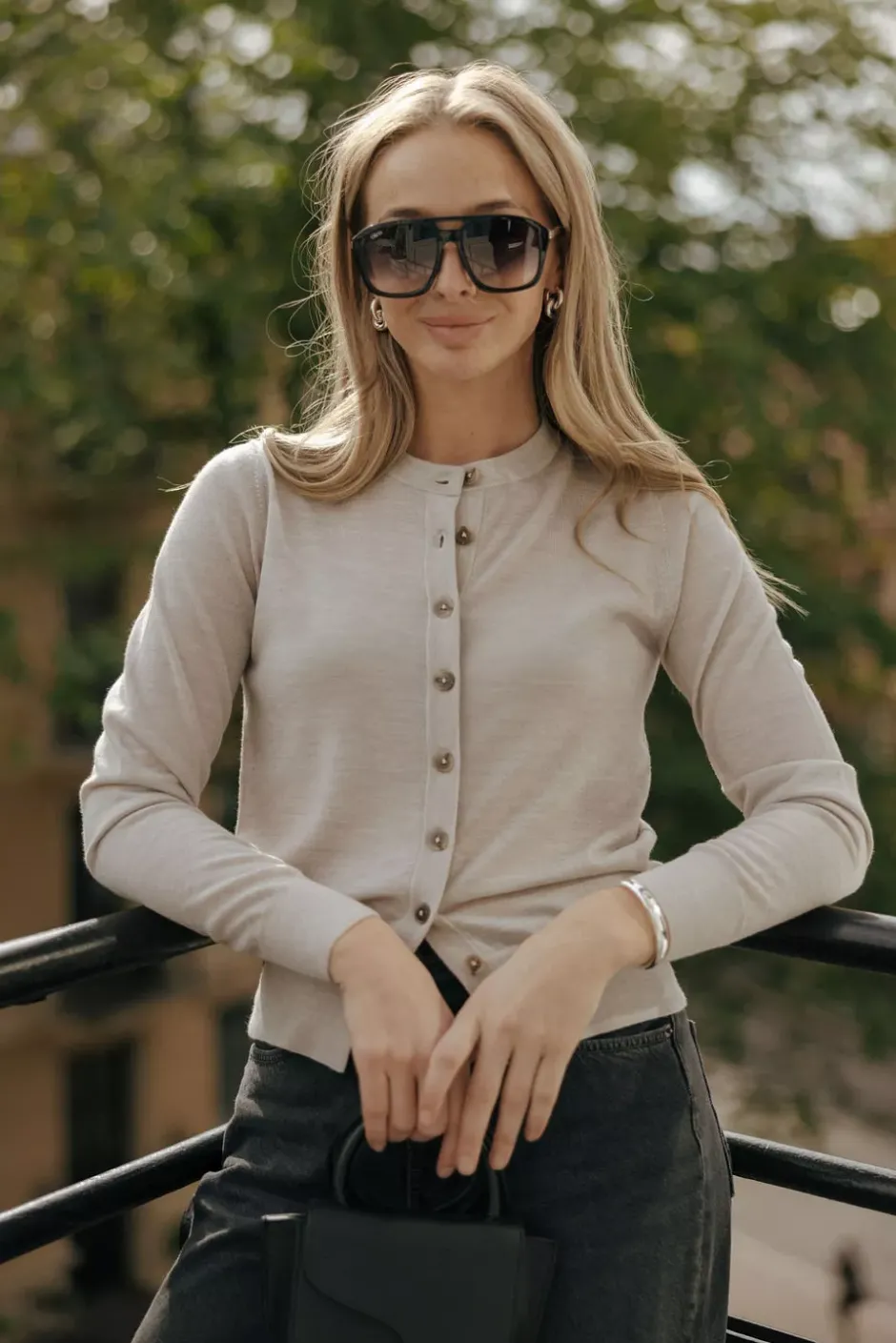 Rose Merino Cardigan Sand^CHRISTIAN AKS Sale