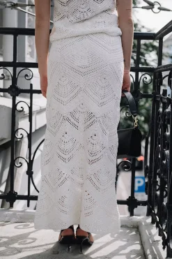 Rosemary Crochet Skirt Off White^TWISTu0026TANGO Fashion
