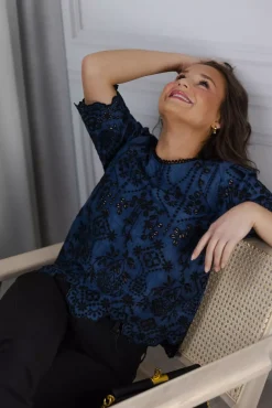 Sacca Top Indigo^MUNTHE Clearance