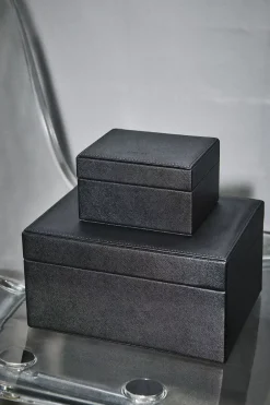 Saffiano Jewelry Box Big Black^DAY ET Hot
