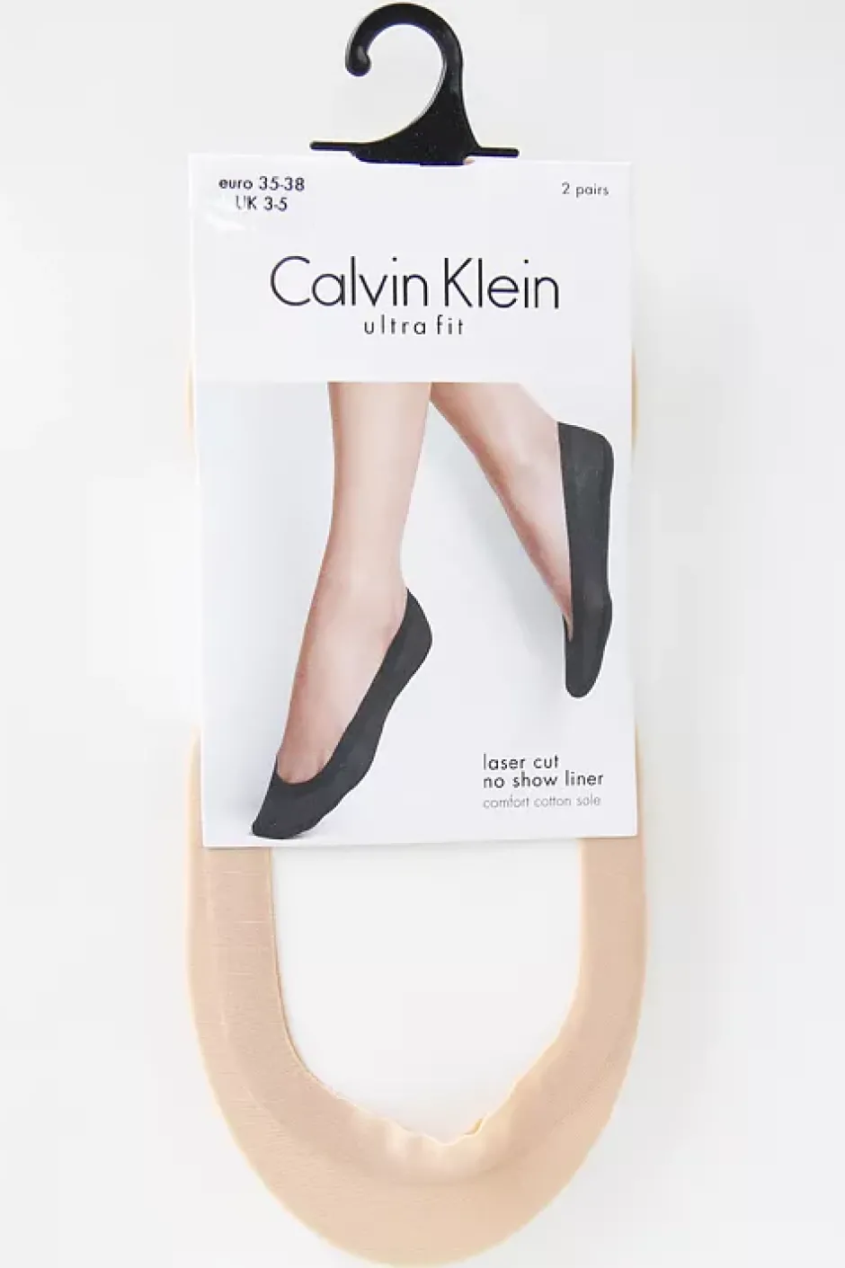 Sandra 2pk Lasercut No-Show Liner Bare^CALVIN KLEIN Outlet
