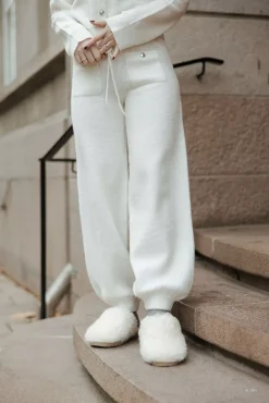 Sankt Moritz Knitted Trousers Snow White^TWISTu0026TANGO Fashion