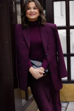 Sara Blazer Bordeux^ANINE BING Sale