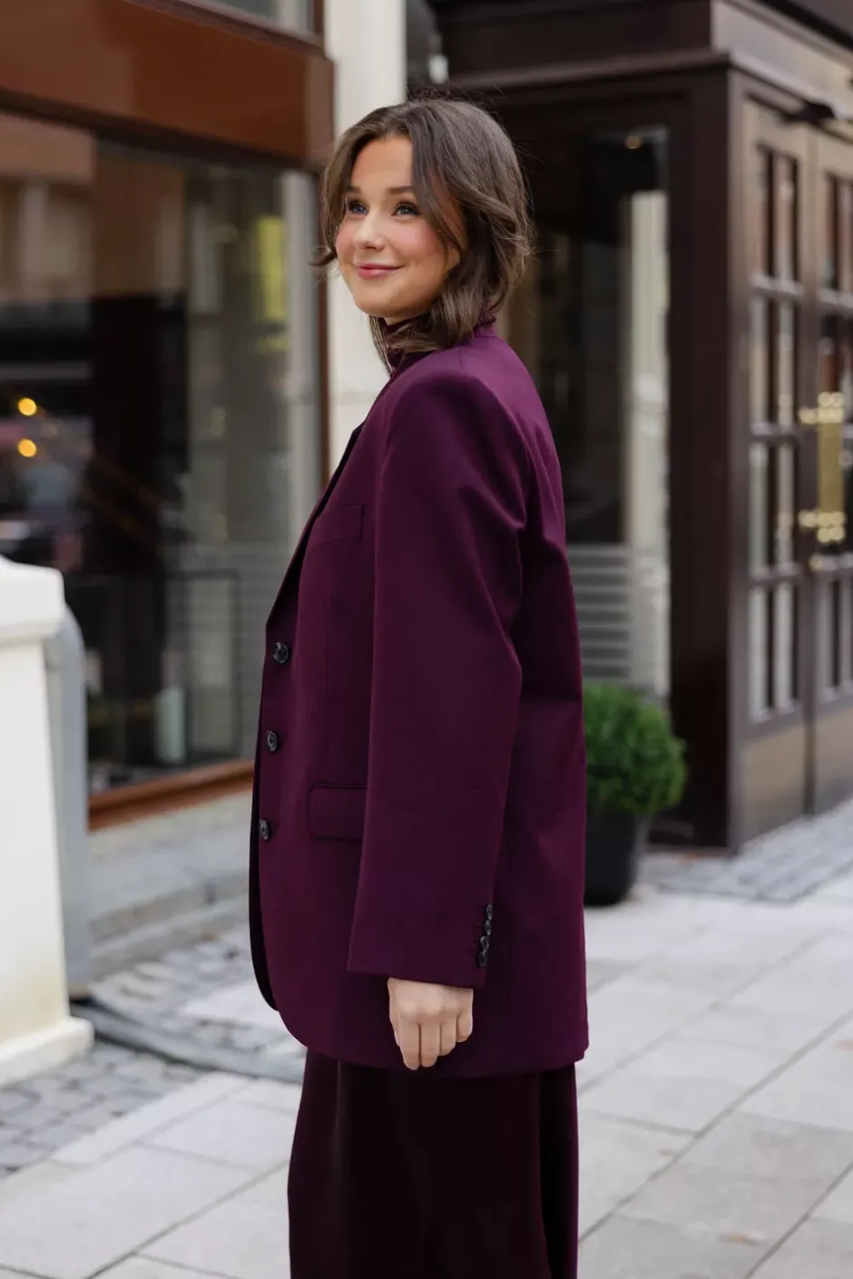 Sara Blazer Bordeux^ANINE BING Sale