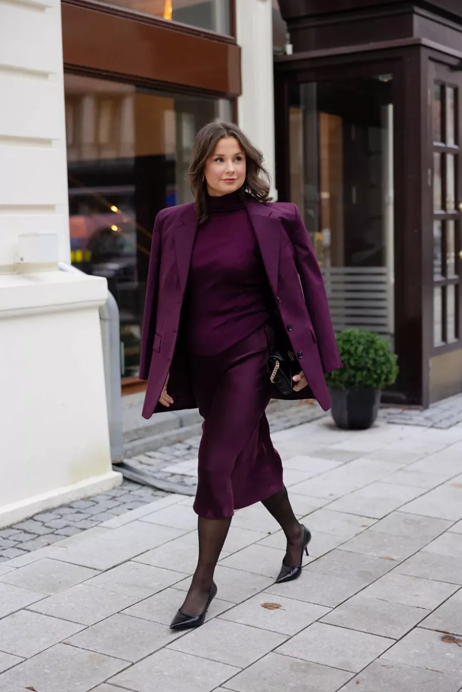 Sara Blazer Bordeux^ANINE BING Sale
