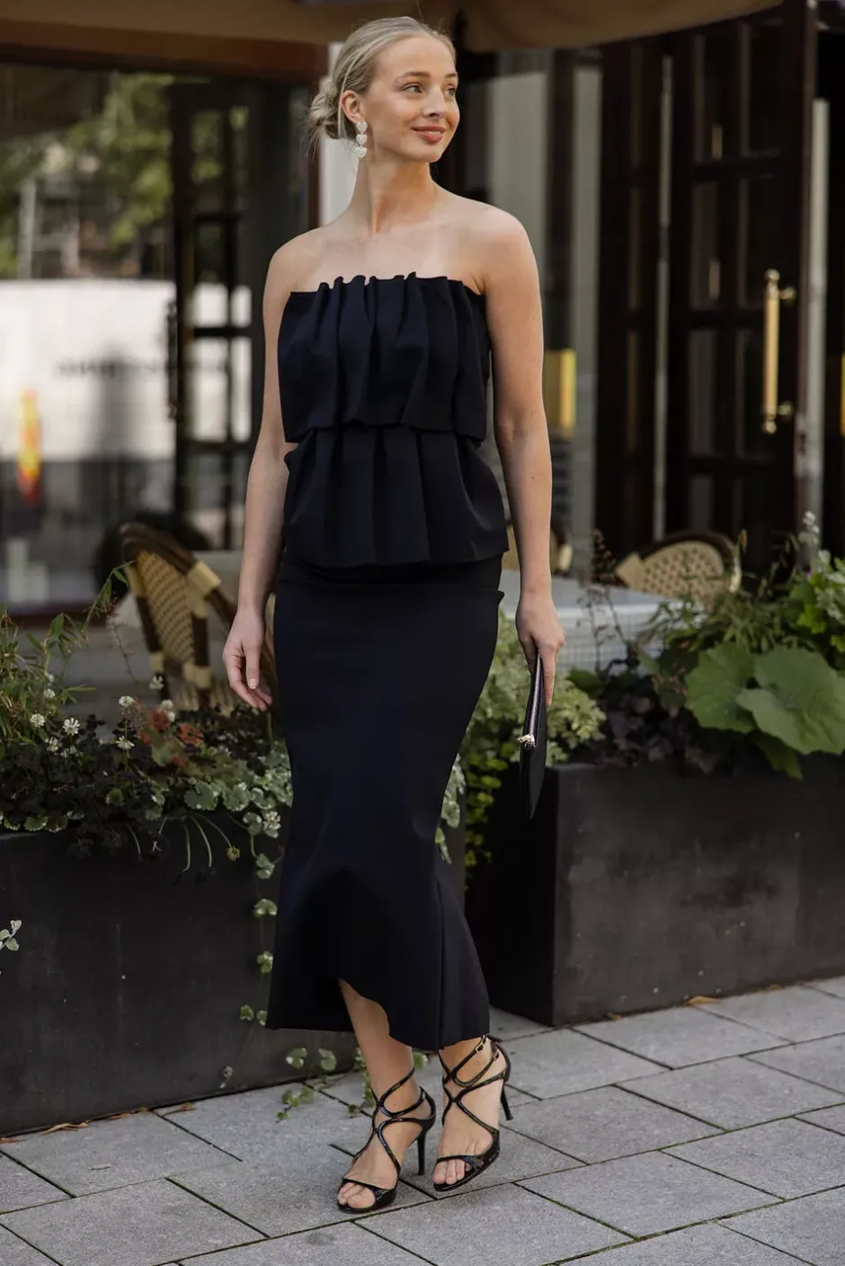 Sculpted Slim Dress Black^DAGMAR Hot