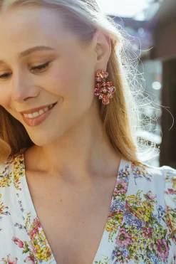 Selene Earrings Gold Sunset Combo^CAROLINE SVEDBOM New