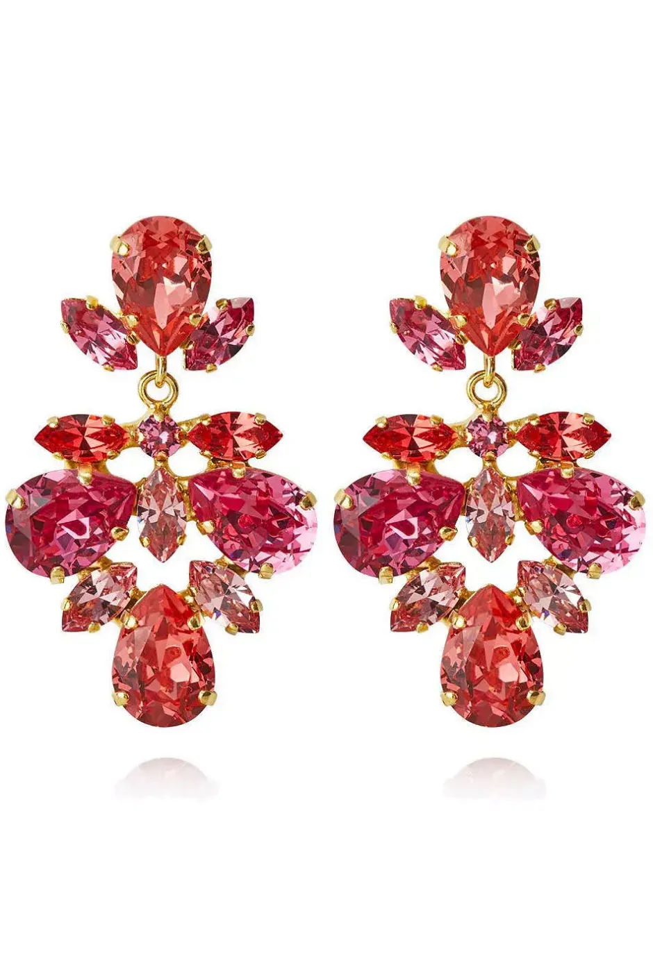 Selene Earrings Gold Sunset Combo^CAROLINE SVEDBOM New