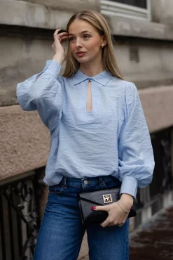Shellcu Shirt Light Blue^MUNTHE New