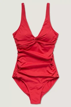Simi Solid Swimsuit Lipstick Red^PANOS EMPORIO Hot