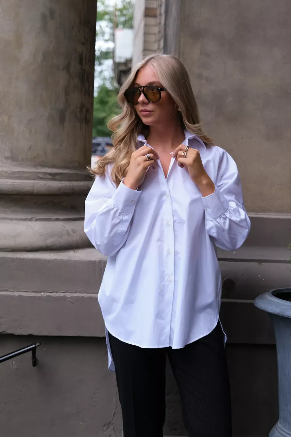 Sinem Shirt White^SAND New