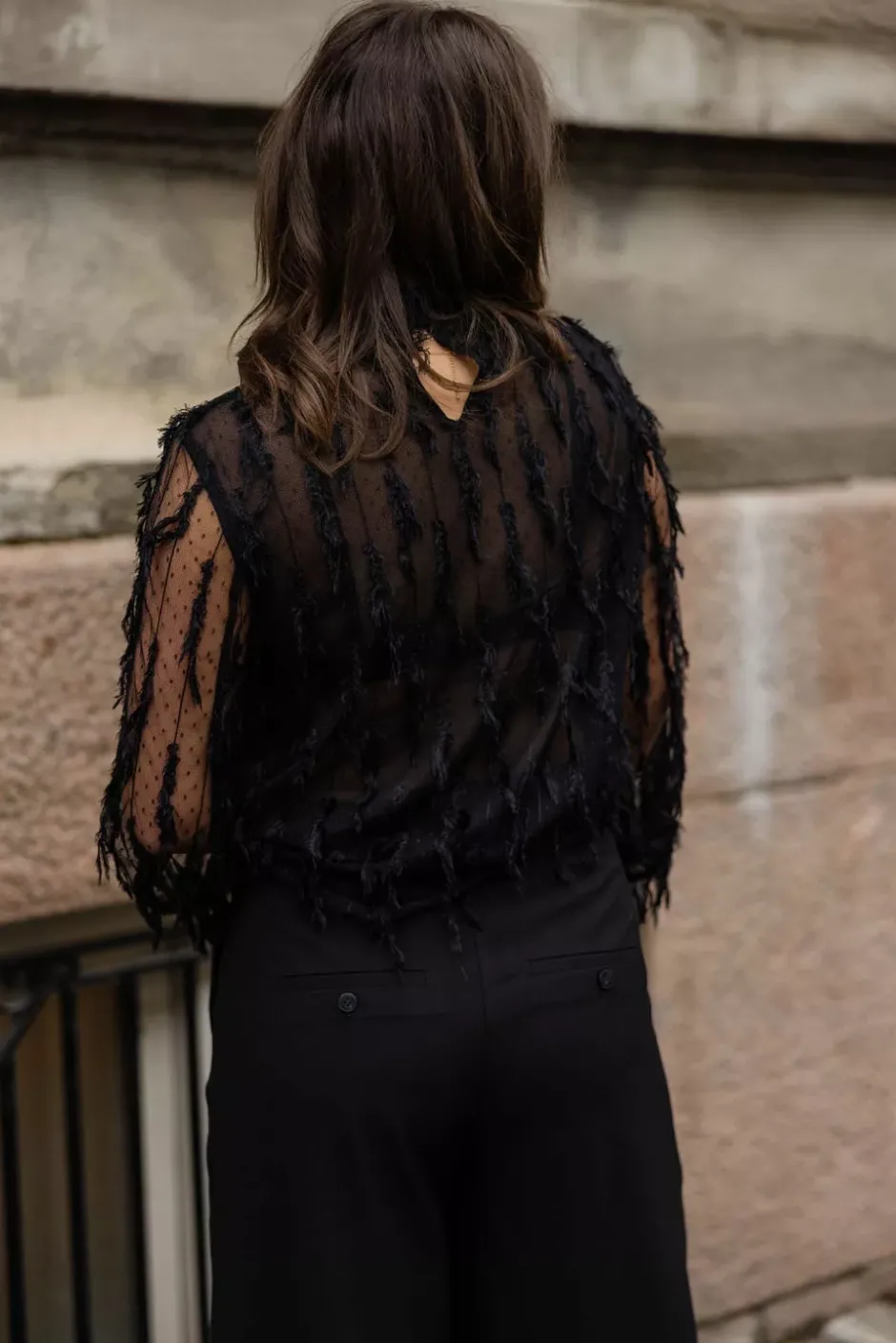Skallo Blouse Black^MUNTHE Clearance