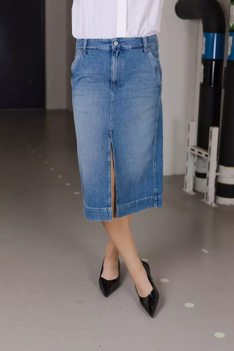 Skirt Light Blue^REPLAY New