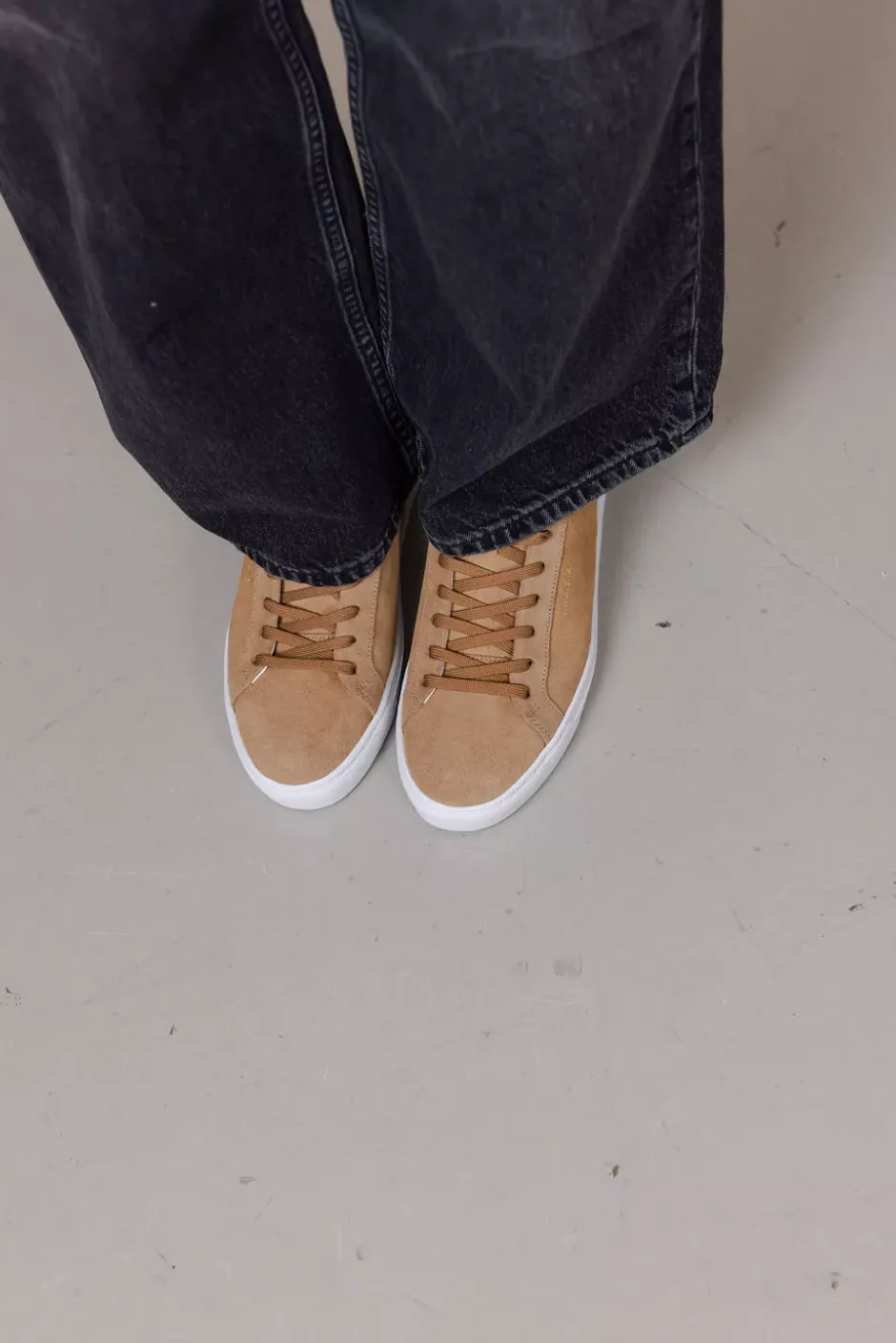 Spin Suede Sneakers Taupe^JIM RICKEY Online