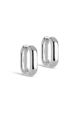 Square 18MM Hoops Silver^ENAMEL COPENHAGEN Fashion
