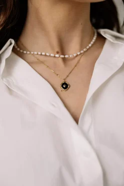 Star Black Necklace^HIIL STUDIO JEWELRY Sale