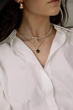 Star Black Necklace^HIIL STUDIO JEWELRY Sale
