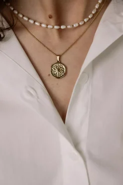 Star Gold Necklace Gold^HIIL STUDIO JEWELRY Hot