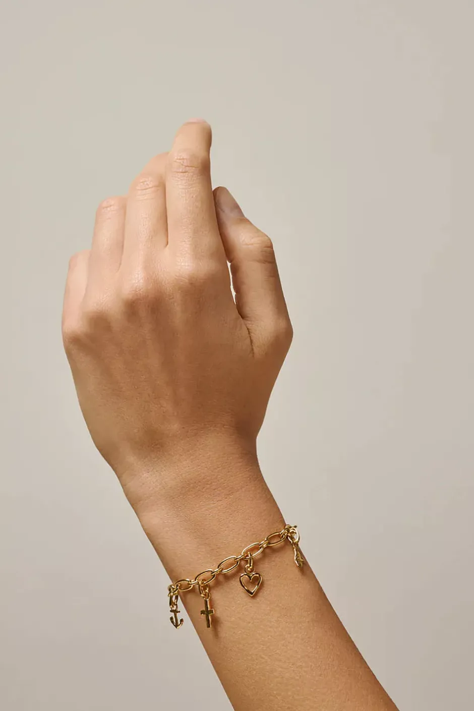 Steady Anchor Charm Gold^ENAMEL COPENHAGEN Fashion