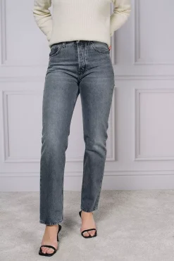 Straight Leg Denim Grey^DAGMAR Hot