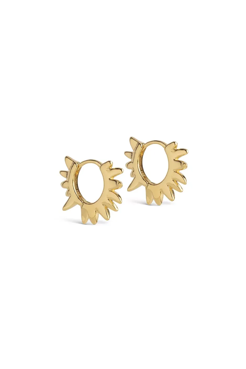 Sunshine Leaves Hoops Gold^ENAMEL COPENHAGEN Hot