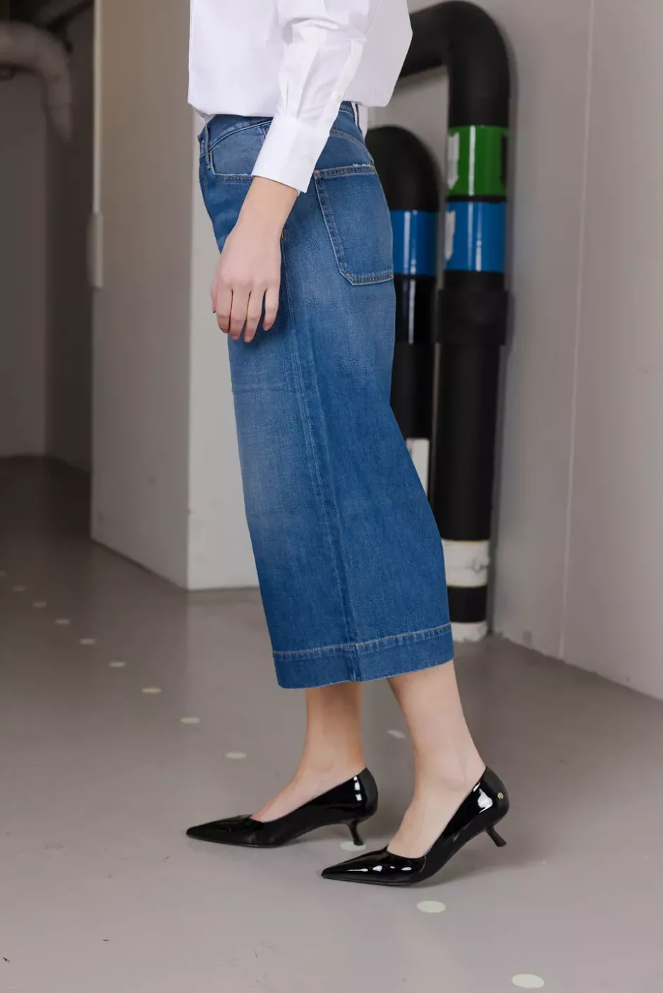 Svanna Shorts Medium Blue^REPLAY New