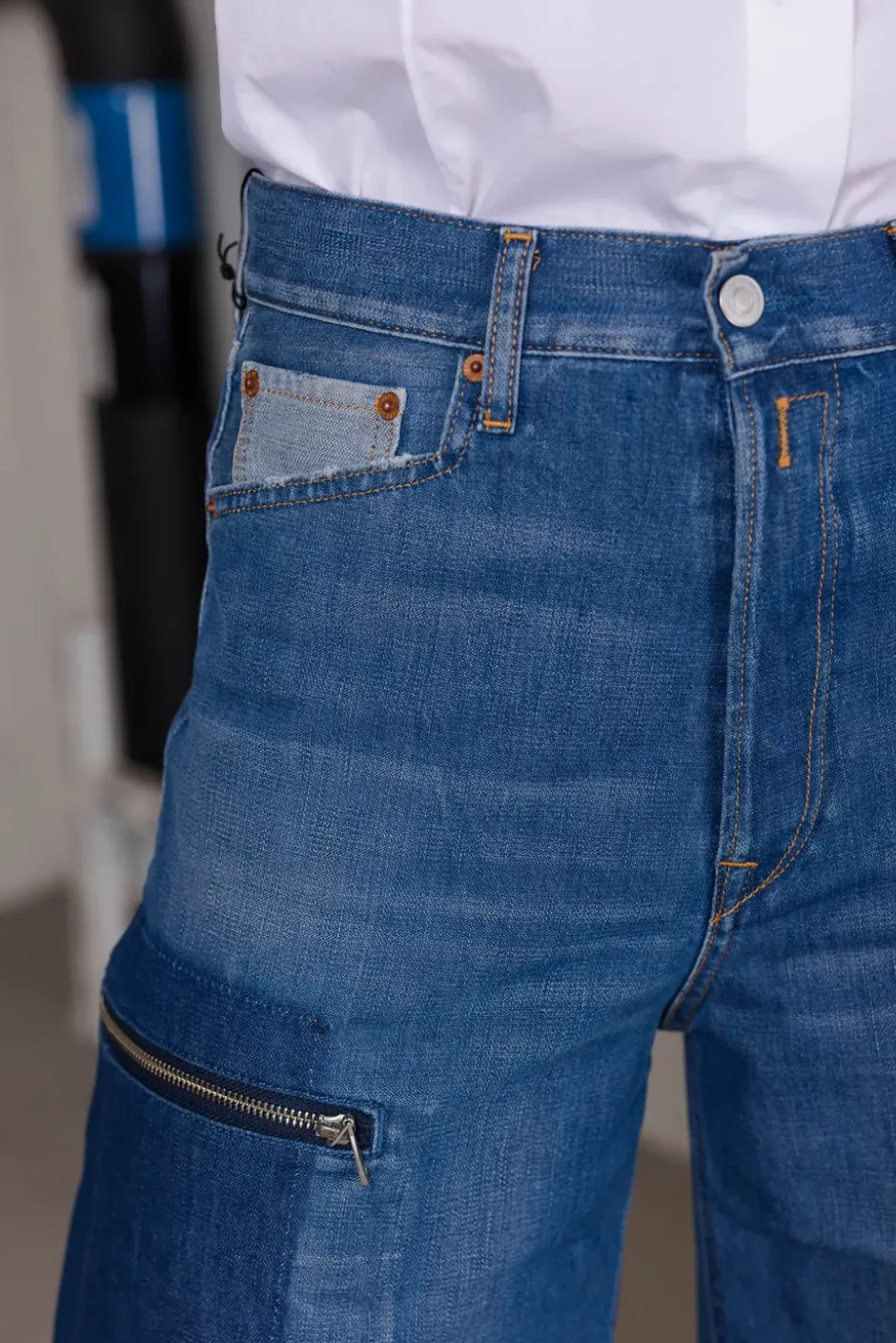 Svanna Shorts Medium Blue^REPLAY New