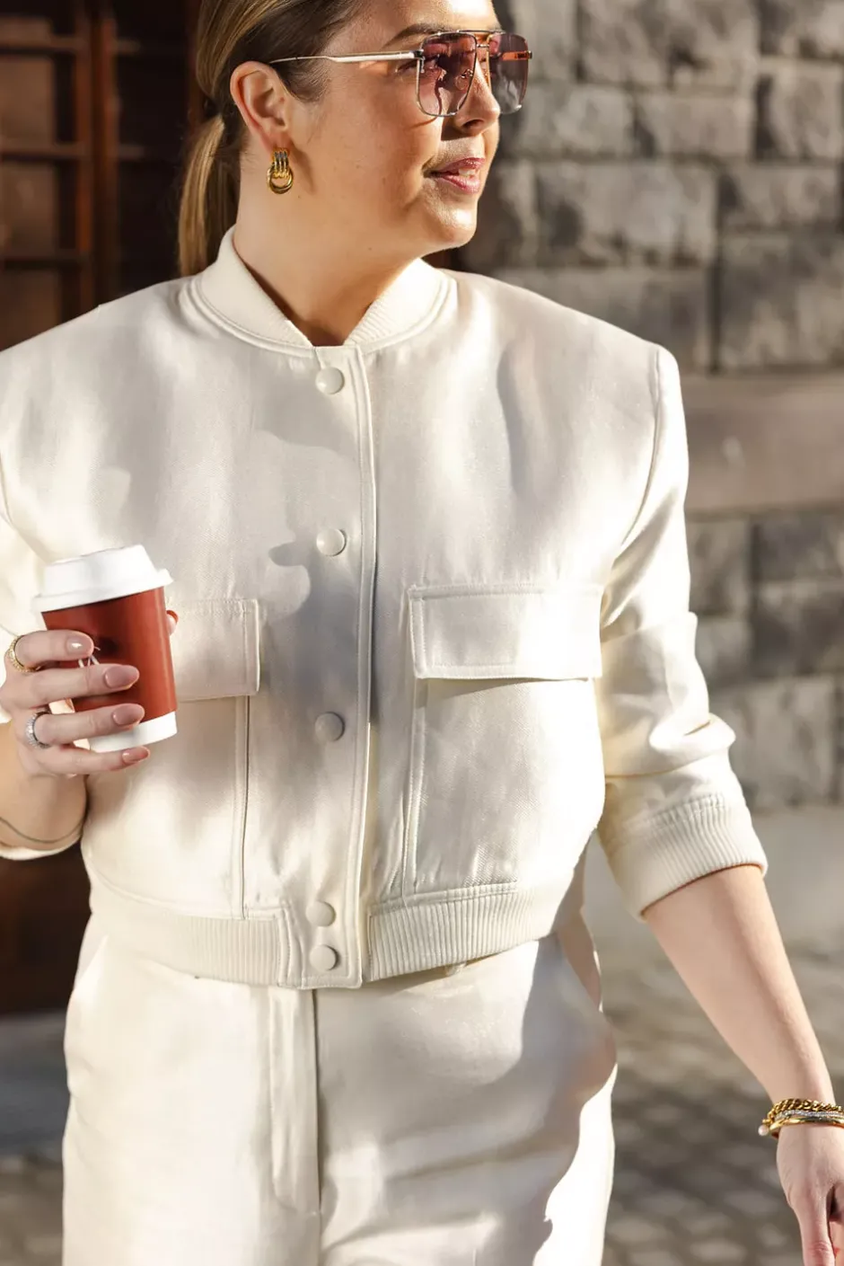 Synne Jacket Creme^CARMA COLLECTION Clearance