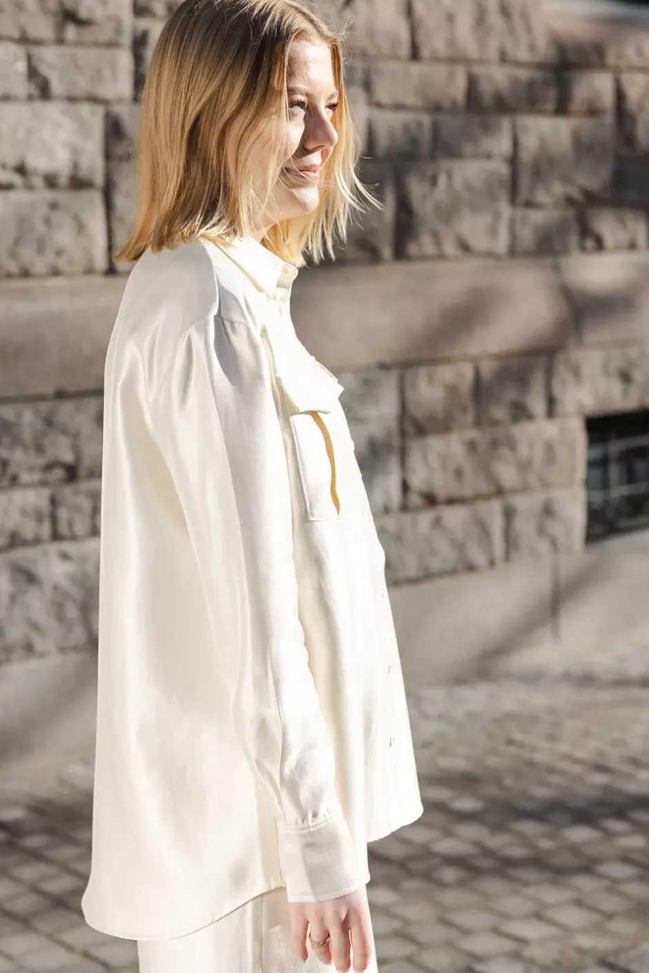 Tanya Shirt Creme^CARMA COLLECTION New