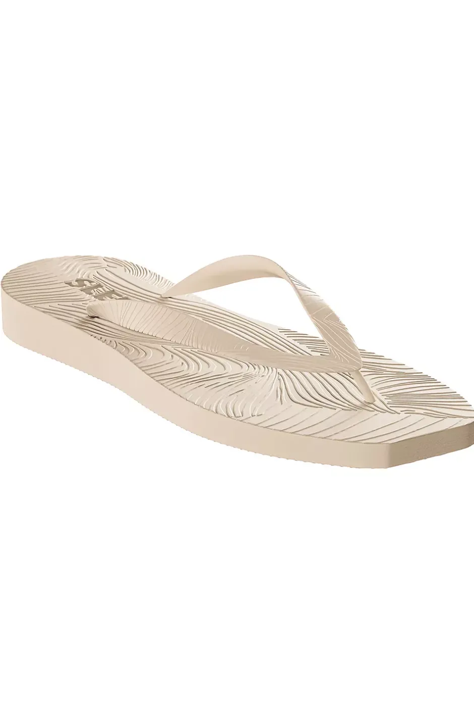 Tapered Platform Flip Flops Eggnog^SLEEPERS Clearance